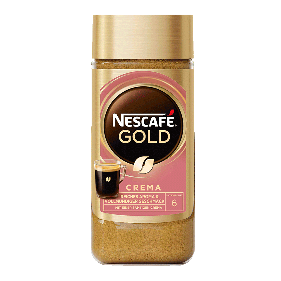 Erlebe NESCAFÉ GOLD Crema Löskaffee|NESCAFE AT